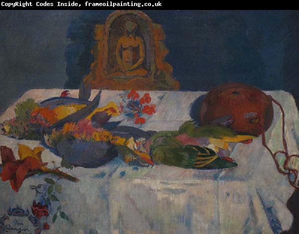 Paul Gauguin Still Life with Parrots